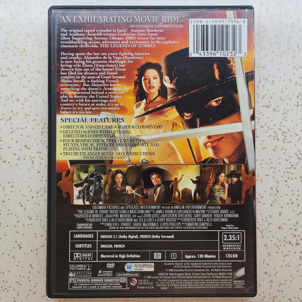 The Legend of Zorro DVD Movie - Picture 3 of 5